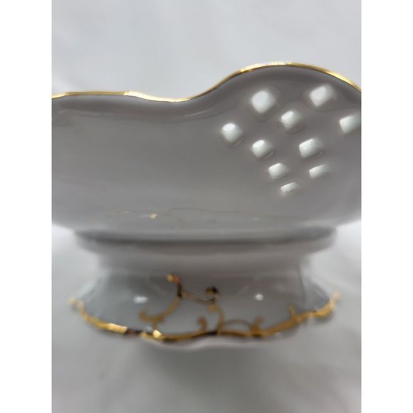 Vintage Three Fates Goddesses Pedestal Bowl/Plate - Picture 8 of 10